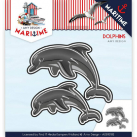 Die - Amy Design - Maritime - Dolphins ADD10102