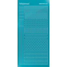 Hobbydots sticker 13 - Mirror Azure Blue STDM13M