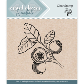 Card Deco Essentials - Clear Stamps - Berries CDECS077