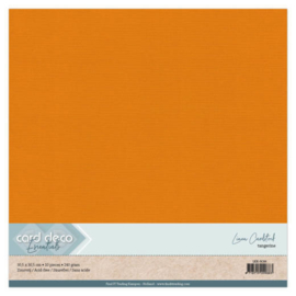 Linen Cardstock - SC - Tangerine LKK-SC66