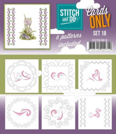 Stitch & Do - Cards only - 4k - Set 18 COSTDO10018