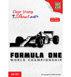 Nellie clearstamp SIL103 - Formula one serie: 2