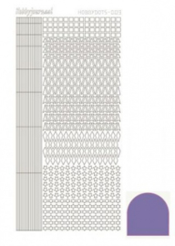 Hobby dots sticker mirror Violet 009 STDM096