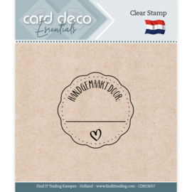 Card Deco Essentials - Clear Stamps - Handgemaakt door CDECS057