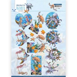 3D Cutting Sheet - Amy Design - Underwater World - Sea Animals CD11497