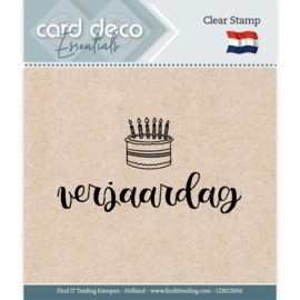 Card Deco Essentials - Clear Stamps - Verjaardag CDECS056