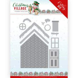 Dies - Yvonne Creations - Christmas Village - Build Up House YCD10209