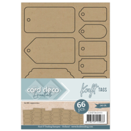 Card Deco Essentials - Tags - Kraft CDETAG003