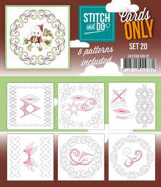 Stitch & Do - Cards only - 4k - Set 20 COSTDO10020
