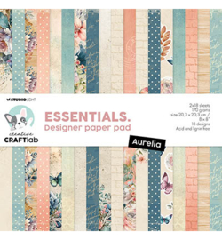 Studio light CCL-ES-DPP150 - Designer paper pad Aurelia Essentials nr.150