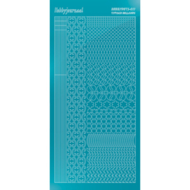 Hobbydots sticker 11 - Mirror Azure Blue STDM11M