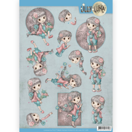 3D Knipvel - Lilly Luna - Bloemen om lief te hebben  CD11429