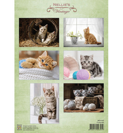 Nellie decoupage sheet NEVI102 - Pussycats