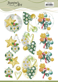 3D Cutting Sheet - Jeanine's Art - Christmas Baubles CD11584