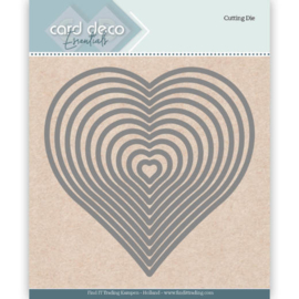 Card Deco Essentials Cutting Dies Heart CDECD0024
