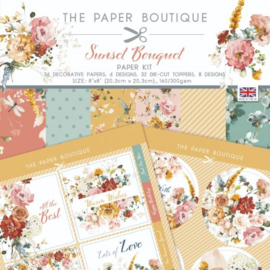 The Paper Boutique Sunset Bouquet Paper Kit PB1703