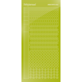 Hobbydots sticker 16 - Mirror Leaf Green STDM16N