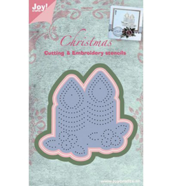 Joy Snij- embossing- borduurmal kerst 6002/2024