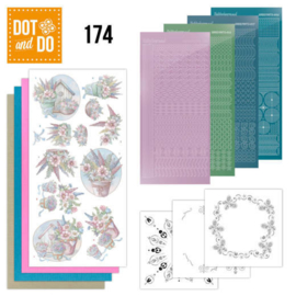 Dot and Do 174 - Yvonne Creations - Flowers in Pastel DODO174