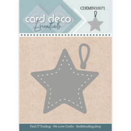 Card Deco Essentials - Mini Dies - 71 - Hanging Star CDEMIN10071
