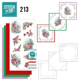 Stitch And Do 213 - Yvonne Creations - Landscape Field Bouquet STDO213
