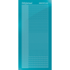 Hobbydots sticker 04 - Mirror Azure Blue STDM04M