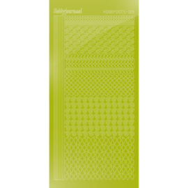 Hobbydots sticker 19 - Mirror Leaf Green STDM19N