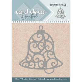 Card Deco Essentials - Mini Dies - 48 - Christmas Bell CDEMIN10048