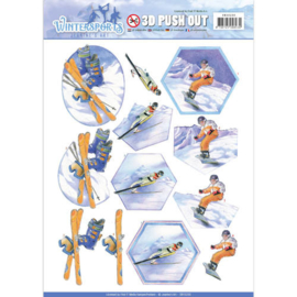 Pushout - Jeanine's Art - Wintersports - Snowfun SB10230