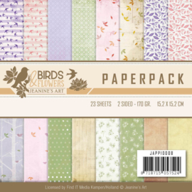 Paperpack - Jeanine's Art - Birds and Flowers JAPP10008