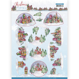 3D Cutting Sheet - Yvonne Creations - Christmas Miracle - House CD11836