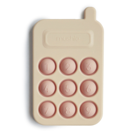 MUSHIE | Baby Speelgoed Telefoon Roze - Phone Press Toys Blush