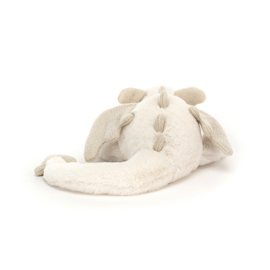 JELLYCAT | Knuffel Draak Sneeuw - Dragon snow  - medium - 12 x 50 cm