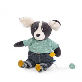 MOULIN ROTY | Muziekknuffel hond - Puce & Pilou