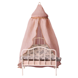 MAILEG | Poppenhuis bedhemel roze - miniatuur