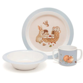 PETIT MONKEY | Kinderservies set melamine Animal Craddle