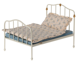 MAILEG | Poppenhuis bed wit - muis