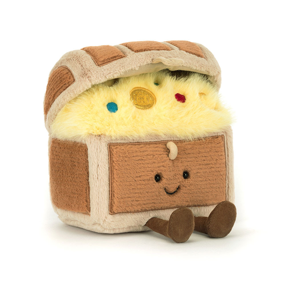 JELLYCAT | Amuseables knuffel schatkist - 19 x 17 x 11 cm