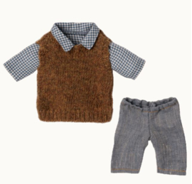 MAILEG | Kleding Teddy - broek, blouse & spencer - vader
