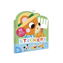 JANOD | Stickers boerderijdieren - 50 stuks