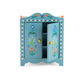 MOULIN ROTY | Houten poppen kledingkast - Les Minouchkas