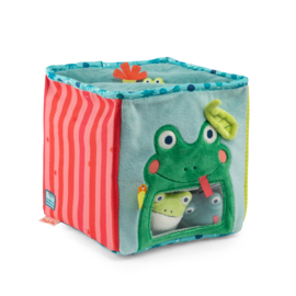 MOULIN ROTY | Activiteitenkubus met rammelaars - La mara aux grenouilles