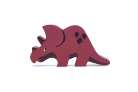 TENDER LEAF TOYS | Houten dinosaurusdier Triceratops