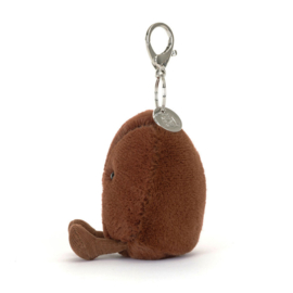 JELLYCAT | Sleutelhanger amuseables koffieboontje - 17 x 7 x 4 cm