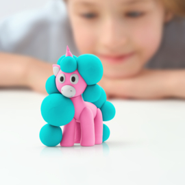HEY CLAY | Boetseerklei unicorn Cloudy - 1 figuur