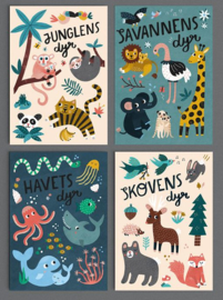 MICHELLE CARLSLUND | Poster Ocean animals