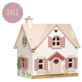 TENDER LEAF TOYS | Poppenhuis cottage - gemeubileerd