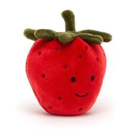 JELLYCAT | Knuffel fabulous fruit aardbei - 8 x 7 x 6 cm