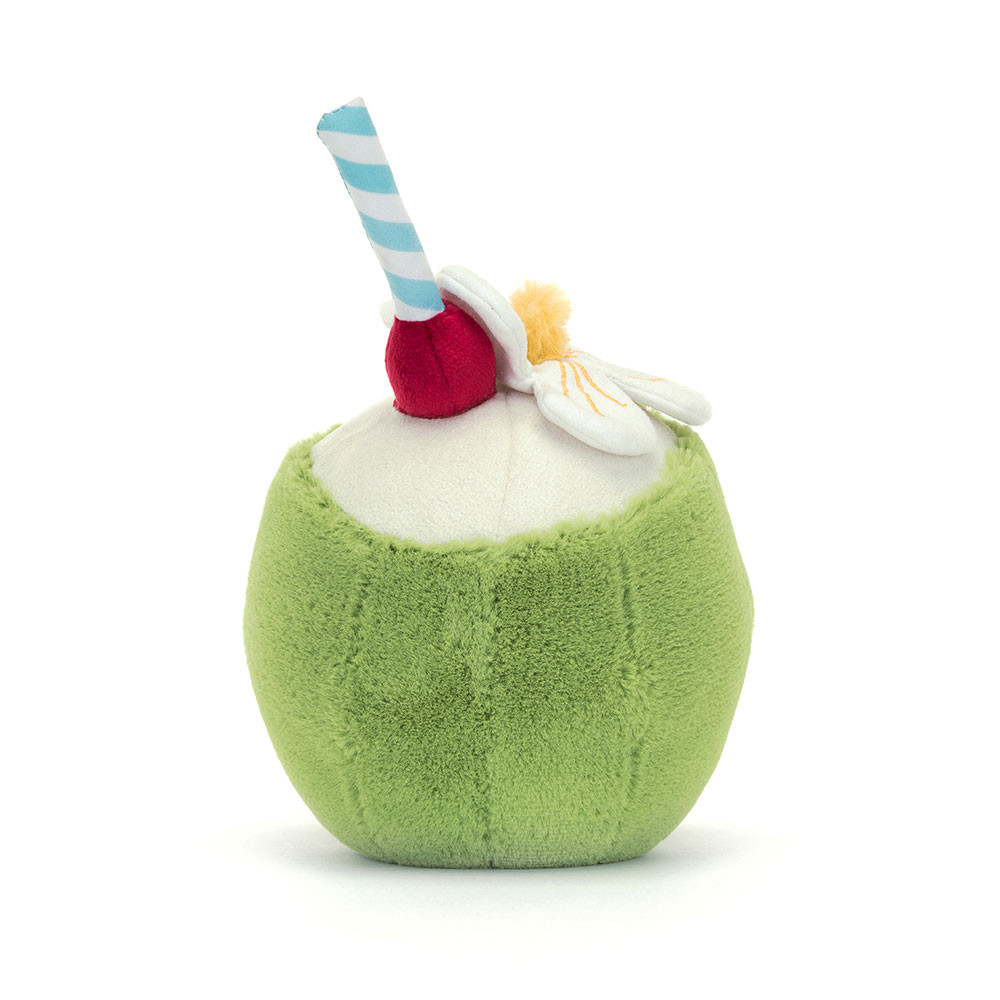 JELLYCAT | Amuseables knuffel kokosnoot Aruba -15 x 11 x 9 cm