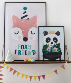 MICHELLE CARLSLUND | Poster vos 'Foxy friend'